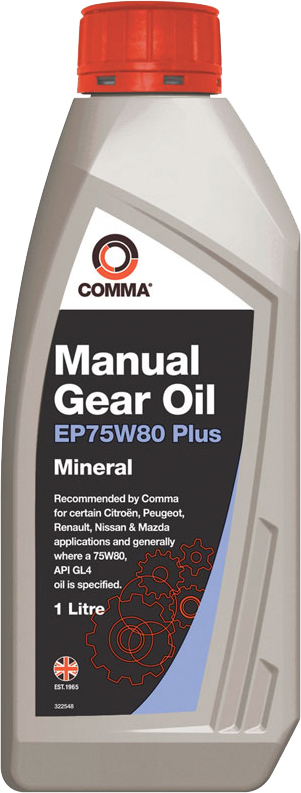 Олива трансмісійна COMMA Gear Oil EP75W-80 Plus 1 л (EP75W80P1L)